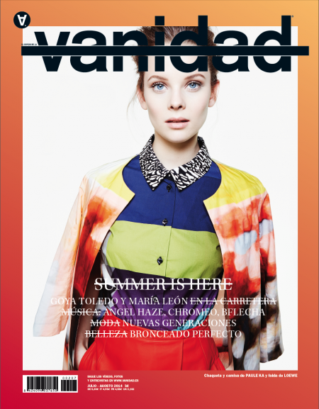 Anouk de Heer in Vanidad Magazine July/August 2014