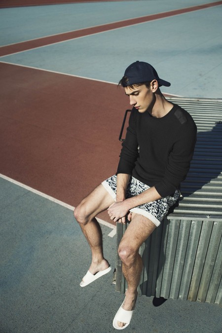 Harvey James in Green Coast SS2016 for El Corte Ingles